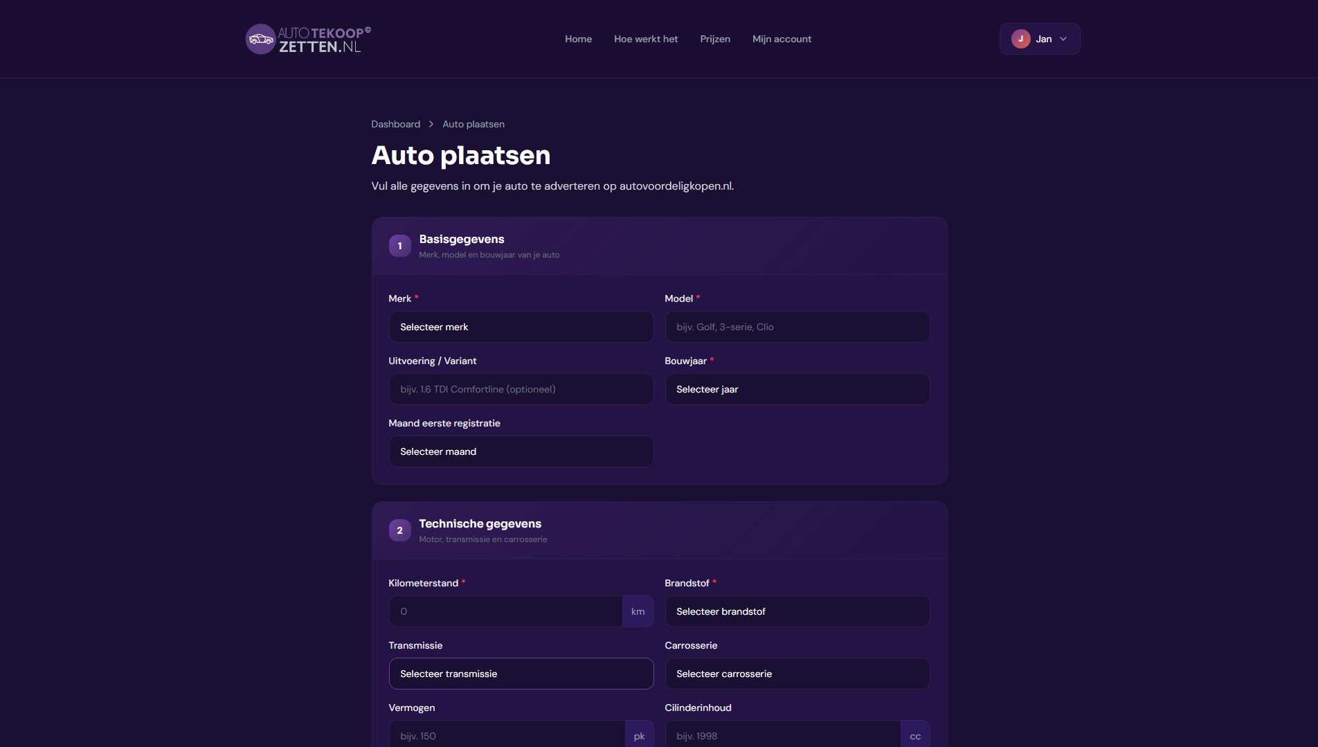 Auto Marktplaats screenshot