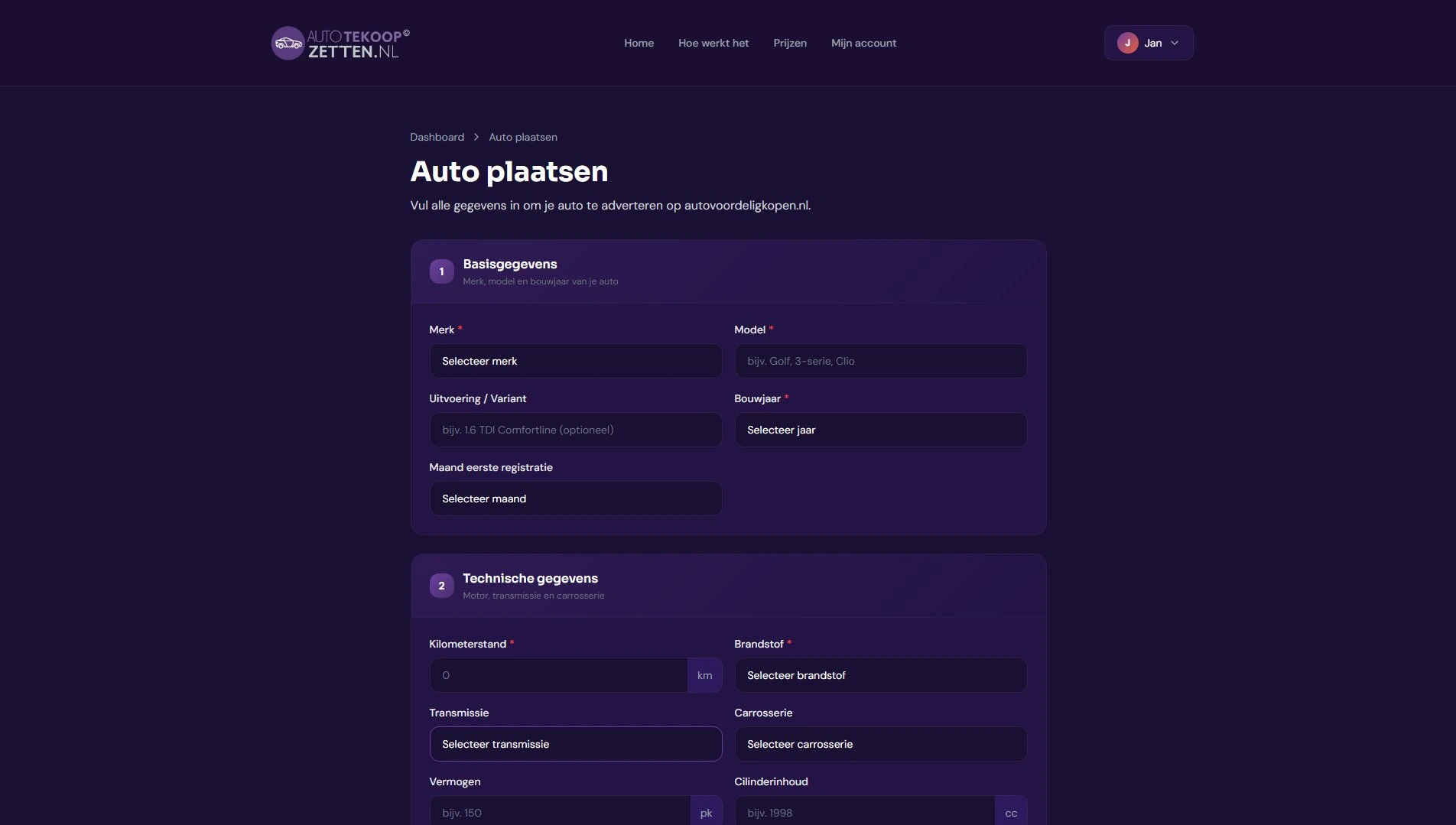 Auto Marktplaats screenshot