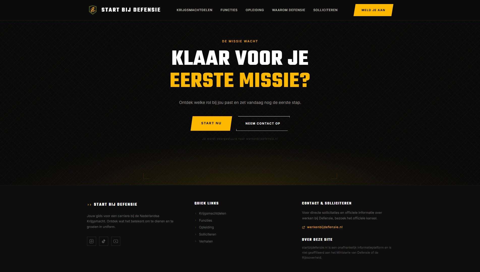 Start bij Defensie detail