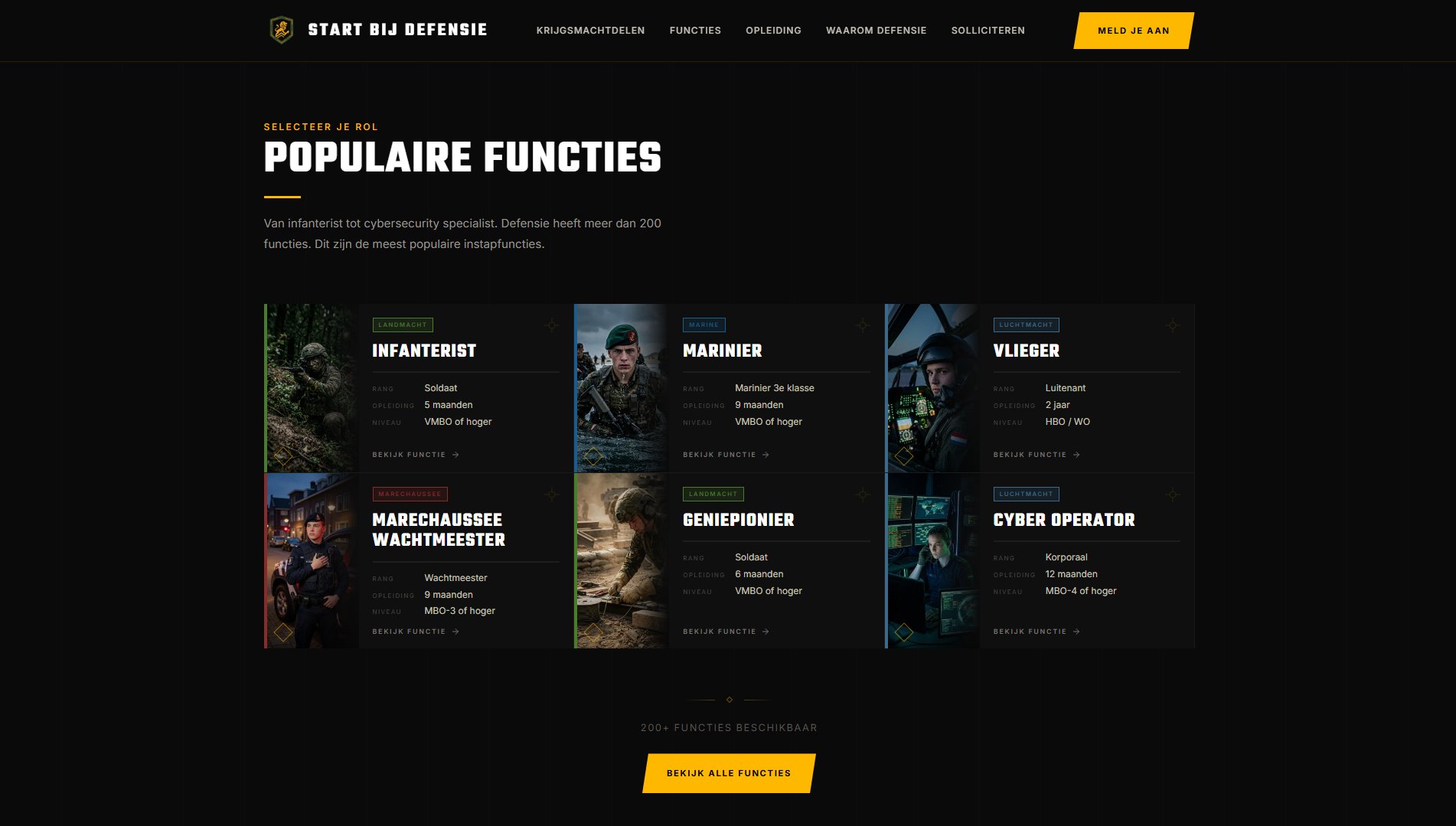 Start bij Defensie detail