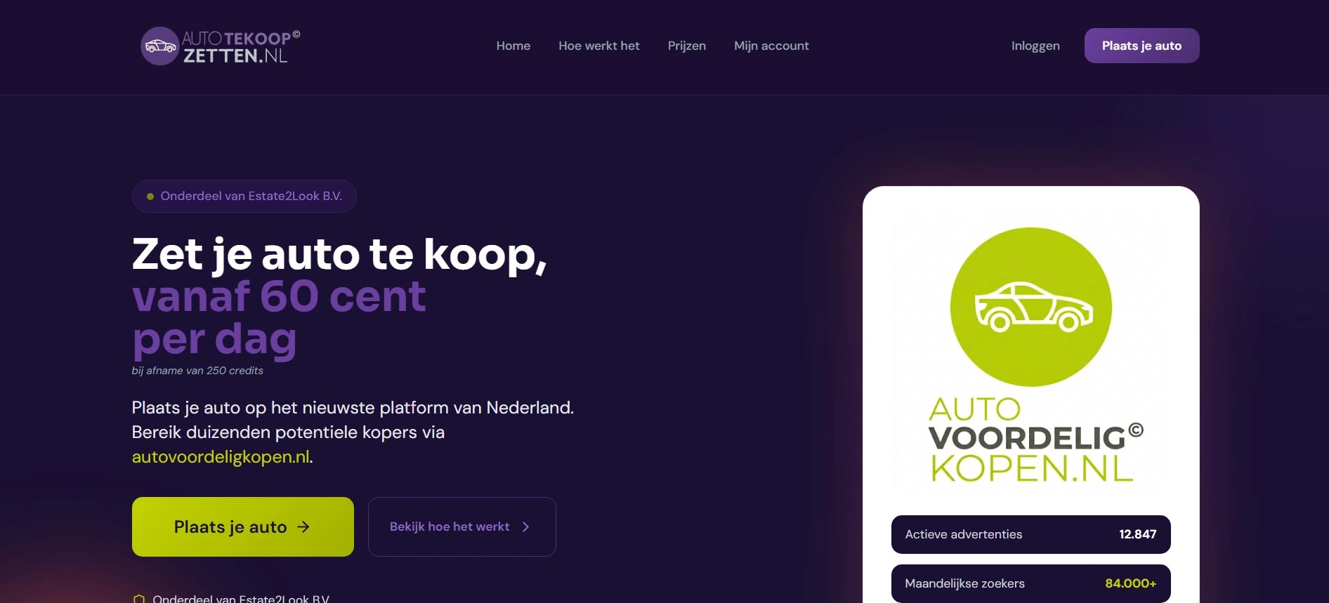 Auto te Koop Zetten marktplaats
